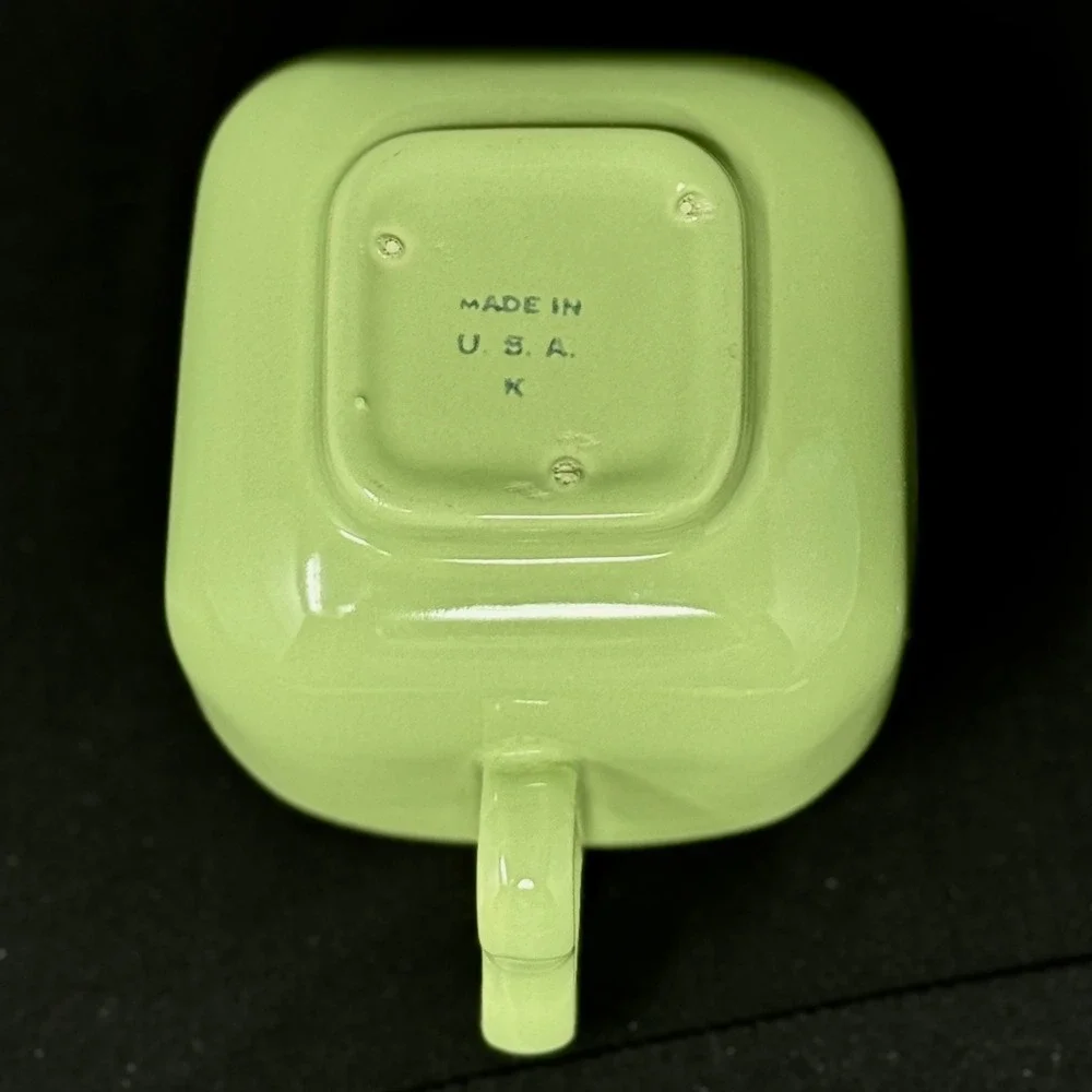 Franciscan Tiempo‎ Lime Green 5 Pc Set Bread Plate Cup Saucer Butter Dish Metro
